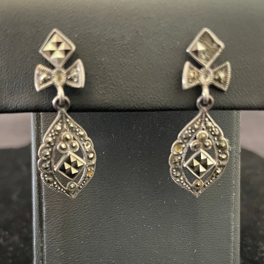 Antique silver earrings